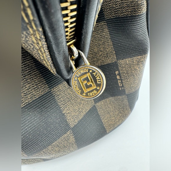 Fendi Pequin Boston PVC Handbag - Picture 12 of 16